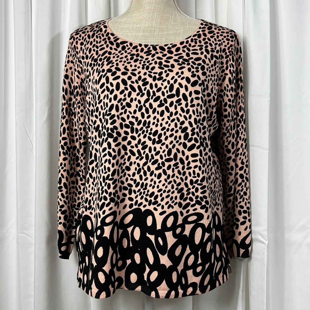Joseph A. S Pink/Black Sweater